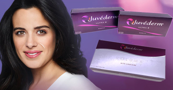 Il riempitore cutaneo di Ultra3 Ultra4 Voluma Juvederm per la grinza del fronte rimuove