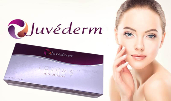 l'incrocio 2x1ml ha collegato il riempitore cutaneo di Juvederm per il materiale da otturazione della grinza del fronte