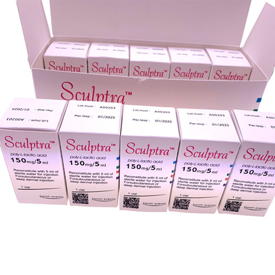 L'estremità cutanea del riempitore di  solleva l'iniezione acida Poli-L-lattica