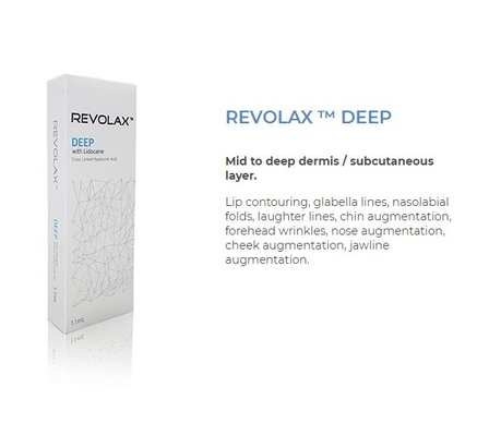 1,1 ml Revolax con il Ce cutaneo iniettabile PROFONDO del riempitore dell'INDENNITÀ SUB-Q di lido hanno segnato