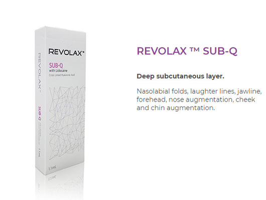 1,1 ml Revolax con il Ce cutaneo iniettabile PROFONDO del riempitore dell'INDENNITÀ SUB-Q di lido hanno segnato