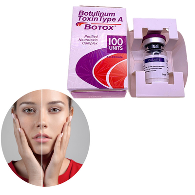 i cosmetici  di Allergan dell'iniezione 100ui per cipria antinvecchiamento rimuovono le grinze