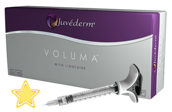 Le labbra pelano il riempitore cutaneo acido ialuronico di riempimento Juvederm ultra 3 delle donne