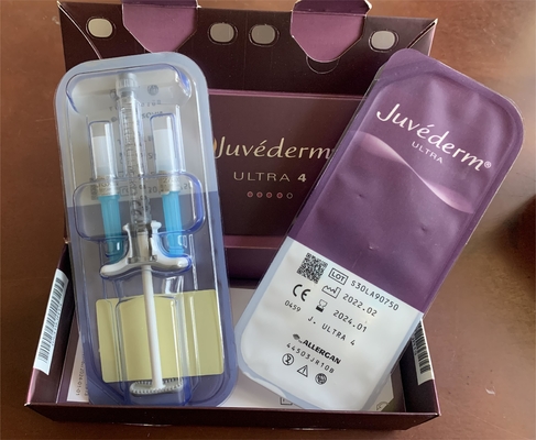 Il riempitore cutaneo acido ialuronico di Juvederm con le labbra di lido Ultra4 2X1ml rimodella