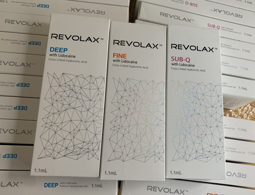 iniezioni cutanee acide ialuroniche del riempitore di 1.1ml Revolax per le applicazioni cosmetiche