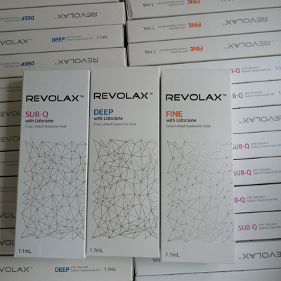 iniezioni cutanee acide ialuroniche del riempitore di 1.1ml Revolax per le applicazioni cosmetiche