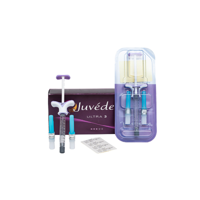 Riempitore cutaneo acido ialuronico iniettabile di Juvederm del gel Ultra3 per il materiale da otturazione delle labbra