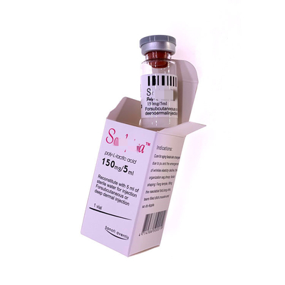 150 mg/5 ml di PLLA per iniezione Acido Lattico Poli L Per Il Volto Collagene 3D PLLA
