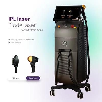2024 Nuova macchina di depilazione laser a 3 onde a diodo 755nm 808nm 1064nm Ghiaccio Titanio Prezzo