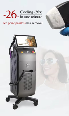 Macchina di depilazione laser professionale per viso e corpo con funzione di raffreddamento della pelle