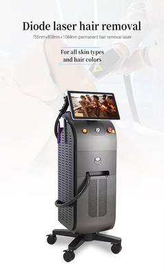 Macchina di depilazione laser professionale per viso e corpo con funzione di raffreddamento della pelle