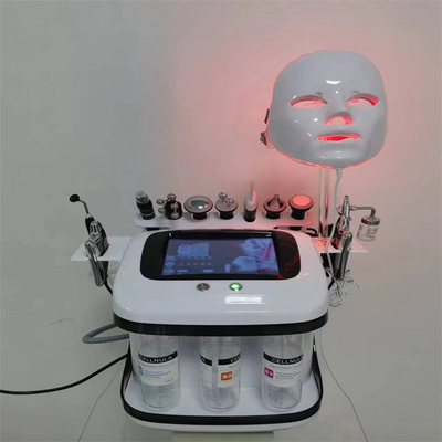 11 in 1 Hydra Multifunzione Dermabrasione Faciale Macchina Perla Nera Pulizzatore Faciale Per La Cura Della Pelle Dispositivo