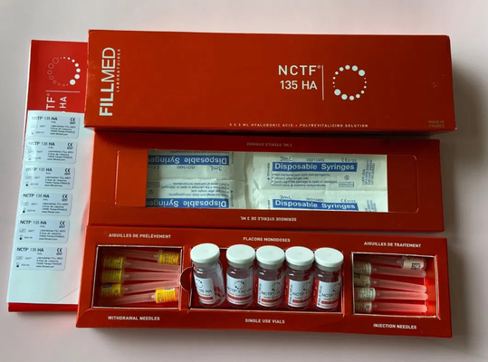 Riempito Nctf 135ha Mesoterapia Iniezionabile Booster della pelle per l'inversione dell'età Energizer Filorga Anti-Aging Rimuovere rughe