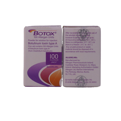 Anti- rughe Botulinum Toxin Allergan Botulax Dy'sport 100IU 150iu Iniezioni