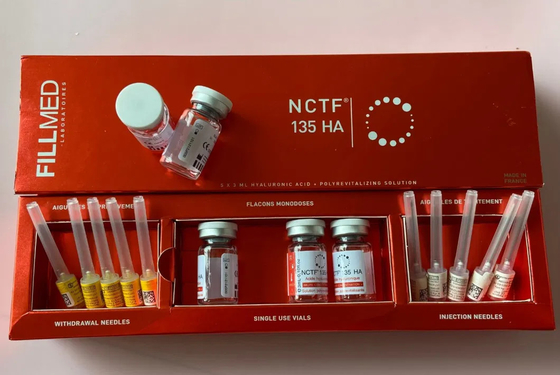Riempito Nctf 135ha Mesoterapia Iniezionabile Booster della pelle per l'inversione dell'età Energizer Filorga Anti-Aging Rimuovere rughe