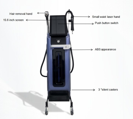 Crystal Sapphire 2 in 1 depilazione laser permanente