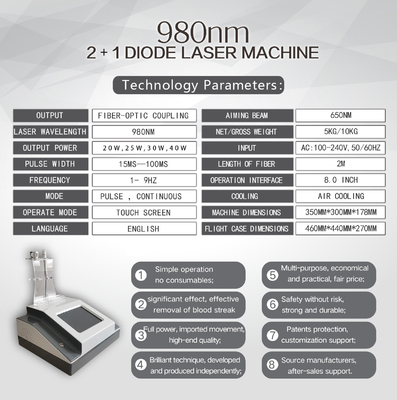 Ringiovanimento Faciale Rimozione Vascolare Diodo Laser Facial Beauty Machine