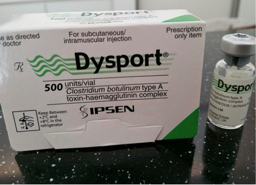 Dysport 500 Unità Tossina Botulinica per Trattamento Anti-Rughe