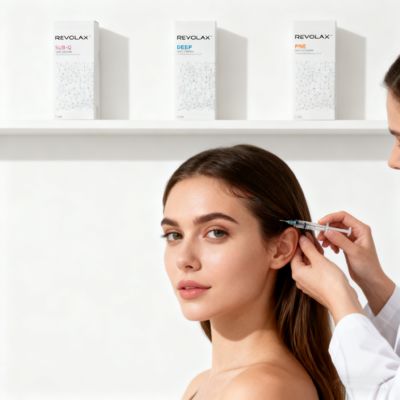 Revolax 1,1 ml Filler Labbra Profondo Gel Reticolato Iniezione Acido Ialuronico Labbra Filler Dermico