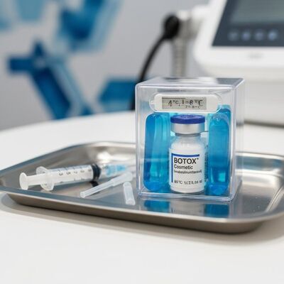 Botox Allergan in polvere conservato a 2-8°C, opzione iniettabile per medical spa e professionisti estetici che richiedono risultati costanti