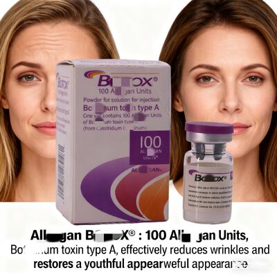Botox iniettabile per rimuovere le rughe Tossina botulinica 100 unità Allergan Botox aree facciali per trattamenti