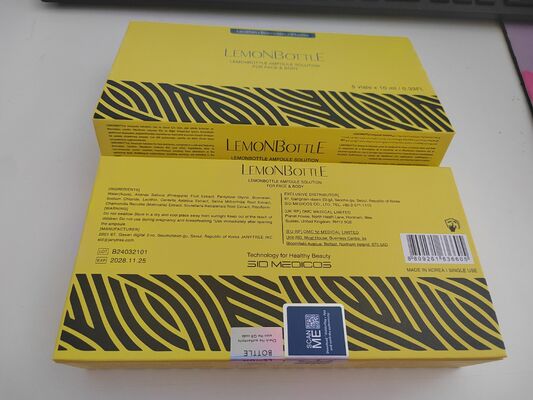 Natural Lemon Bottle Fat Dissolving Solution Lipolytic Solution