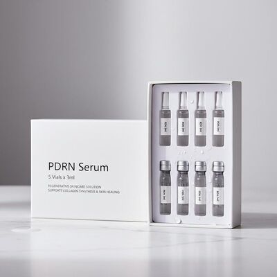Sieri PDRN bianchi 3 Ml 5 Vial box soluzione rigenerativa per la cura della pelle a supporto della sintesi del collagene e della guarigione della pelle