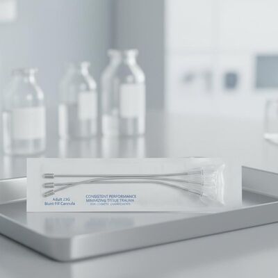 Adult 23G Blunt Fill Cannulas Providing Consistent Performance and Minimizing Tissue Trauma During Cosmetic Enhancements