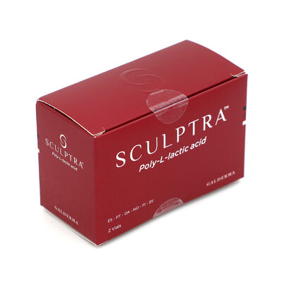 Red Sculptrure 2 flaconcini Advanced Collagen-Stimulating Injectable per il ripristino del volume facciale e il ringiovanimento della pelle duraturo