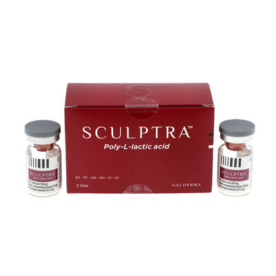 Red Sculptrure 2 flaconcini Advanced Collagen-Stimulating Injectable per il ripristino del volume facciale e il ringiovanimento della pelle duraturo