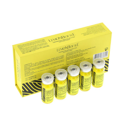 Soluzione lipolitica al limone Flacone da 10 ml per pancia piatta che brucia
