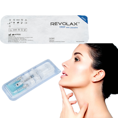 1.1 ml Revolax Deep HA Dermal Filler per rughe profonde del viso Aggiungi volume alle labbra