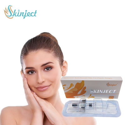 Iniezioni acide ialuroniche del labbro collegate incrocio di Skinject
