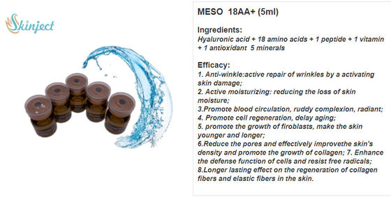 Soluzione antinvecchiamento trasparente di Mesotherapy incolore