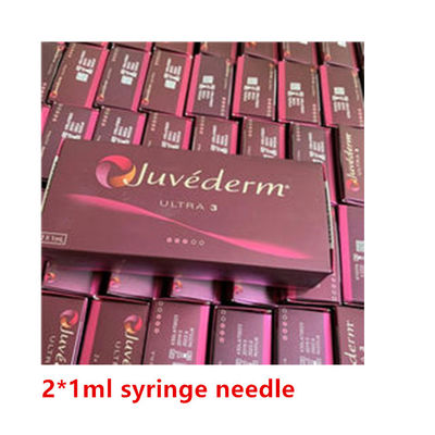 Riempitore cutaneo acido ialuronico dell'iniezione del riempitore dell'ago della siringa di Juvederm Ultra3 2*1ml per le labbra