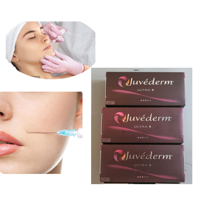 Iniezione Juvederm 2x1ml un riempitore cutaneo 24mg/Ml di ultra 3 labbra