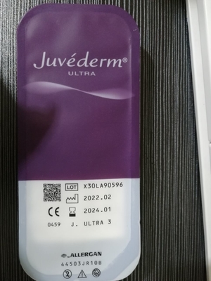 Riempitore cutaneo acido ialuronico di riempimento ultra 3 di Juvederm del riempitore delle labbra del fronte