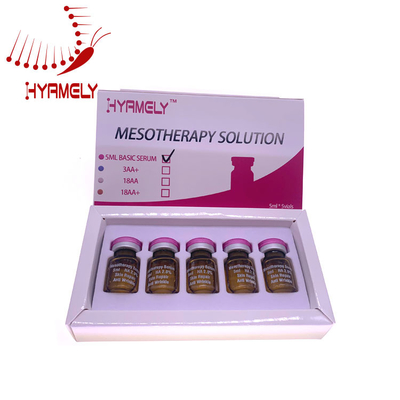 Siero cutaneo acido ialuronico del riempitore della soluzione mesa di Hyamely 5ML