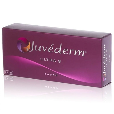 Riempitore cutaneo acido ialuronico iniettabile di Juvederm del gel Ultra3 per il materiale da otturazione delle labbra
