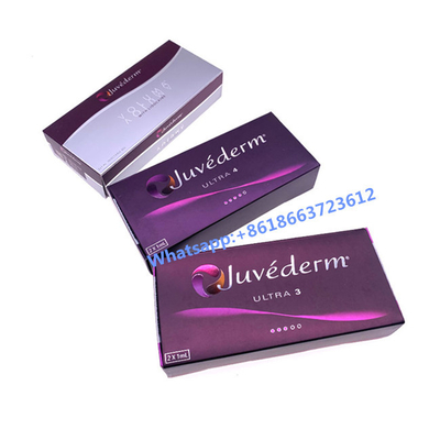 Juvederm ultra 3 e riempitore facciale acido ialuronico ultra 4 per le labbra