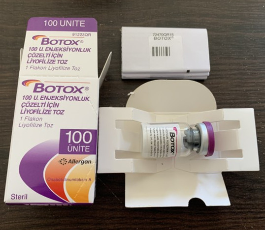 Tipo della tossina di Allergan  1x100iu Botulium una 1 fiala/scatola