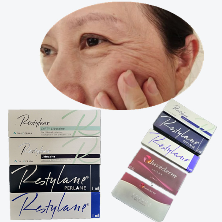 2*1ml/scatola Riempitivo del seno con acido ialuronico HA Riempitivi cutanei per le linee della fronte