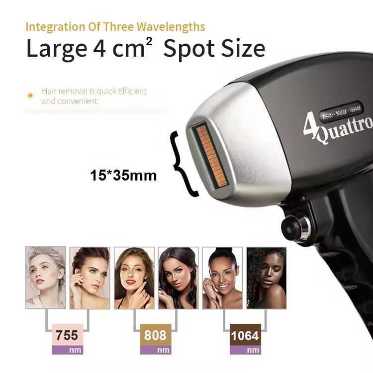 Soprano ICE 3 lunghezza d'onda diodo laser depilazione macchina laser di Alexandrite Soprano diodo laser