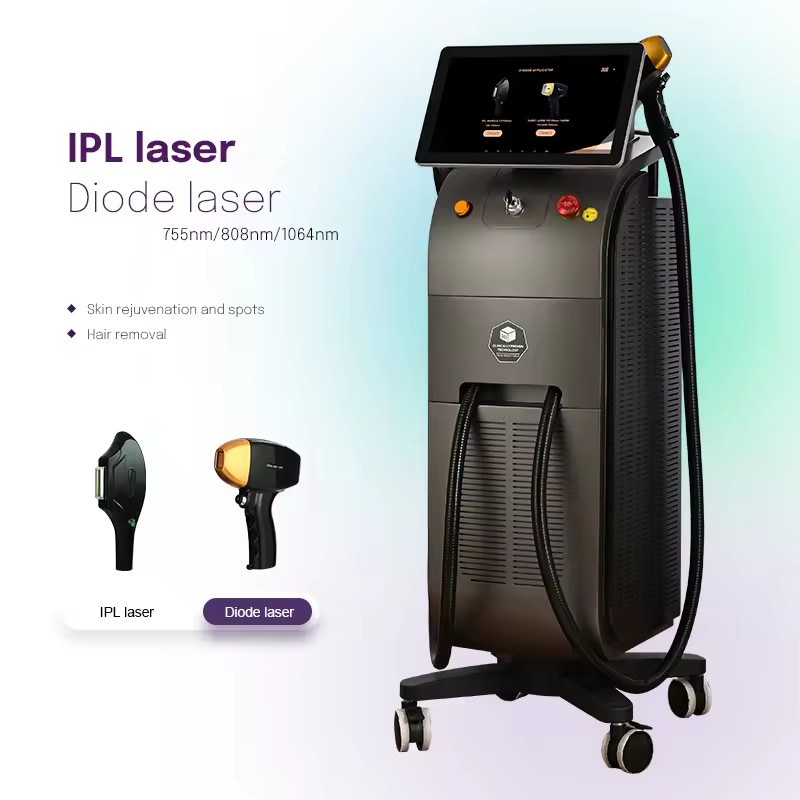 Epilatore personalizzato depilazione indolore permanente di 808nm sistema di depilazione laser a diodo depilazione corporea