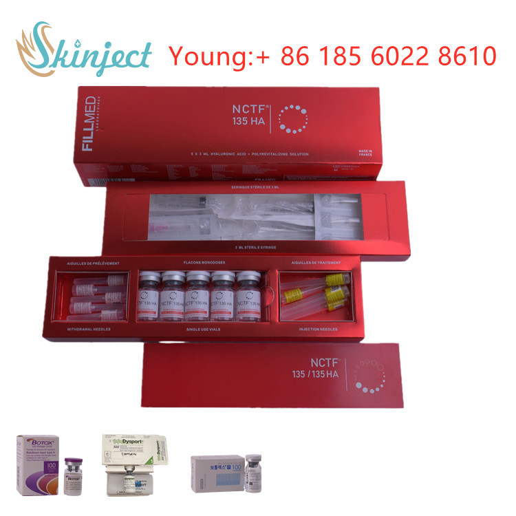 Riempito Nctf 135ha Mesoterapia Iniezionabile Booster della pelle per l'inversione dell'età Energizer Filorga Anti-Aging Rimuovere rughe
