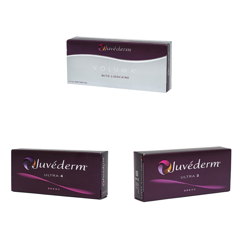 2 siringhe*1 ml Riempitore Dermico Faciale Iniezione di Acido Ialuronico per Giacca/Naso/Lippe/Guancia e mento