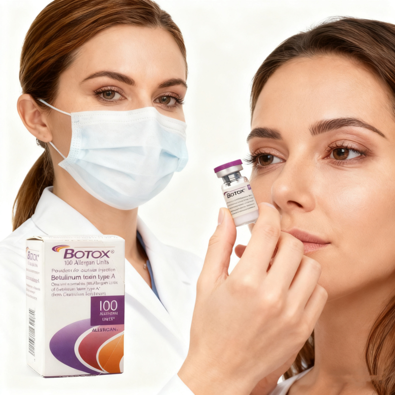 Buy Allergan BOTOX COSMETIC 100u Botulinum Toxin Glabellar Forehead and Neck Line Reduction