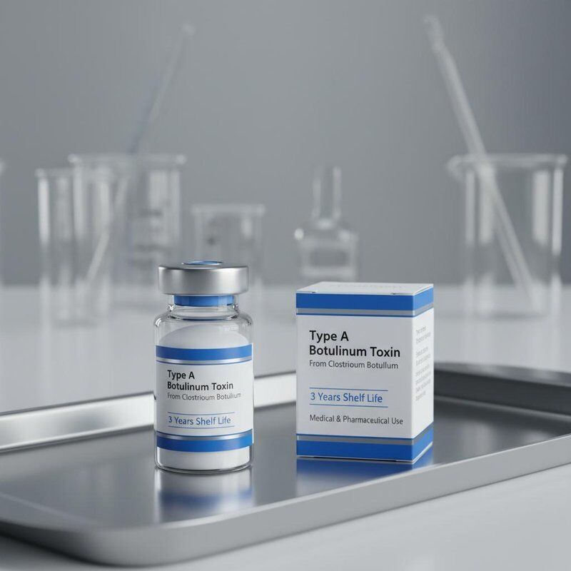 Type A Botulinum Toxin obtained from Clostridium Botulinum with 3 Years Shelf Life applicable in medical and pharmaceutical