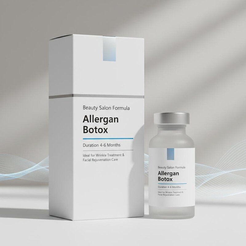 Salone di bellezza sicuro Allergan Botox formula durata da 4 a 6 mesi ideale per il trattamento delle rughe e cura del ringiovanimento facciale
