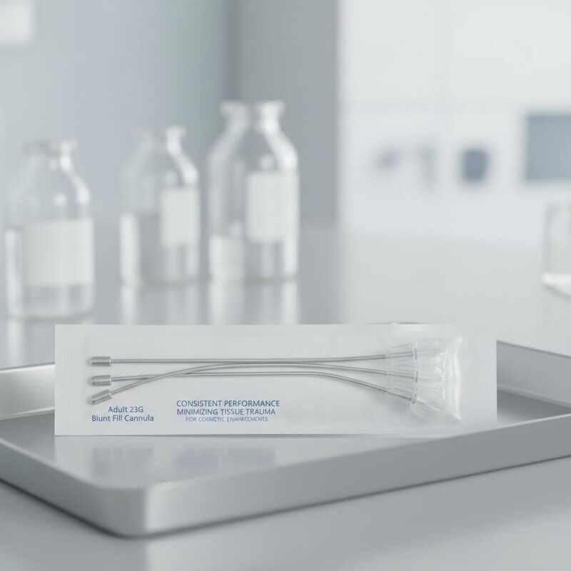 Adult 23G Blunt Fill Cannulas Providing Consistent Performance and Minimizing Tissue Trauma During Cosmetic Enhancements